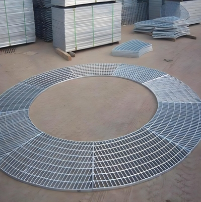50mmピッチとISO9001証明書を持つ電化鋼棒床格子歩道
